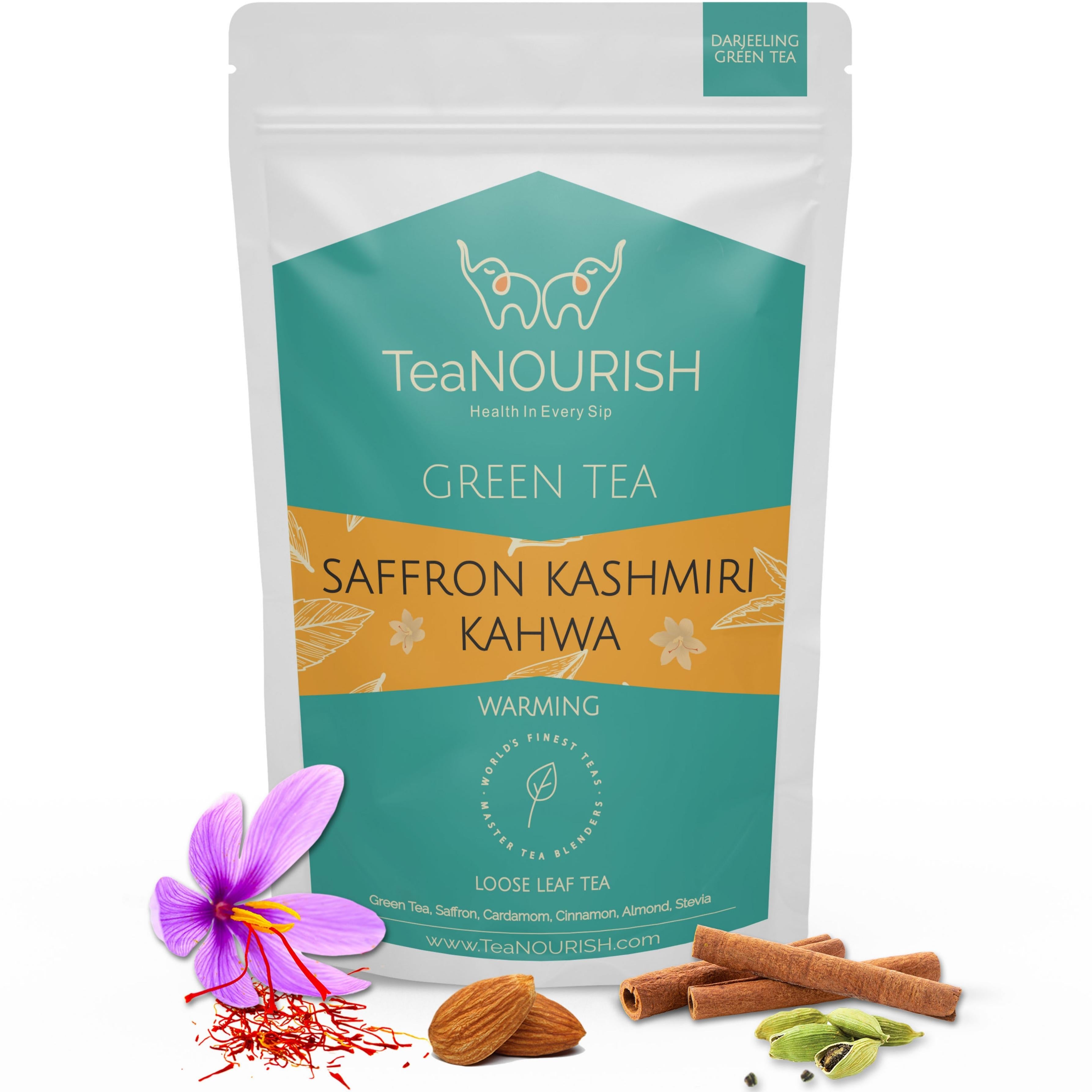 Saffron Kashmiri Kahwa Green Tea