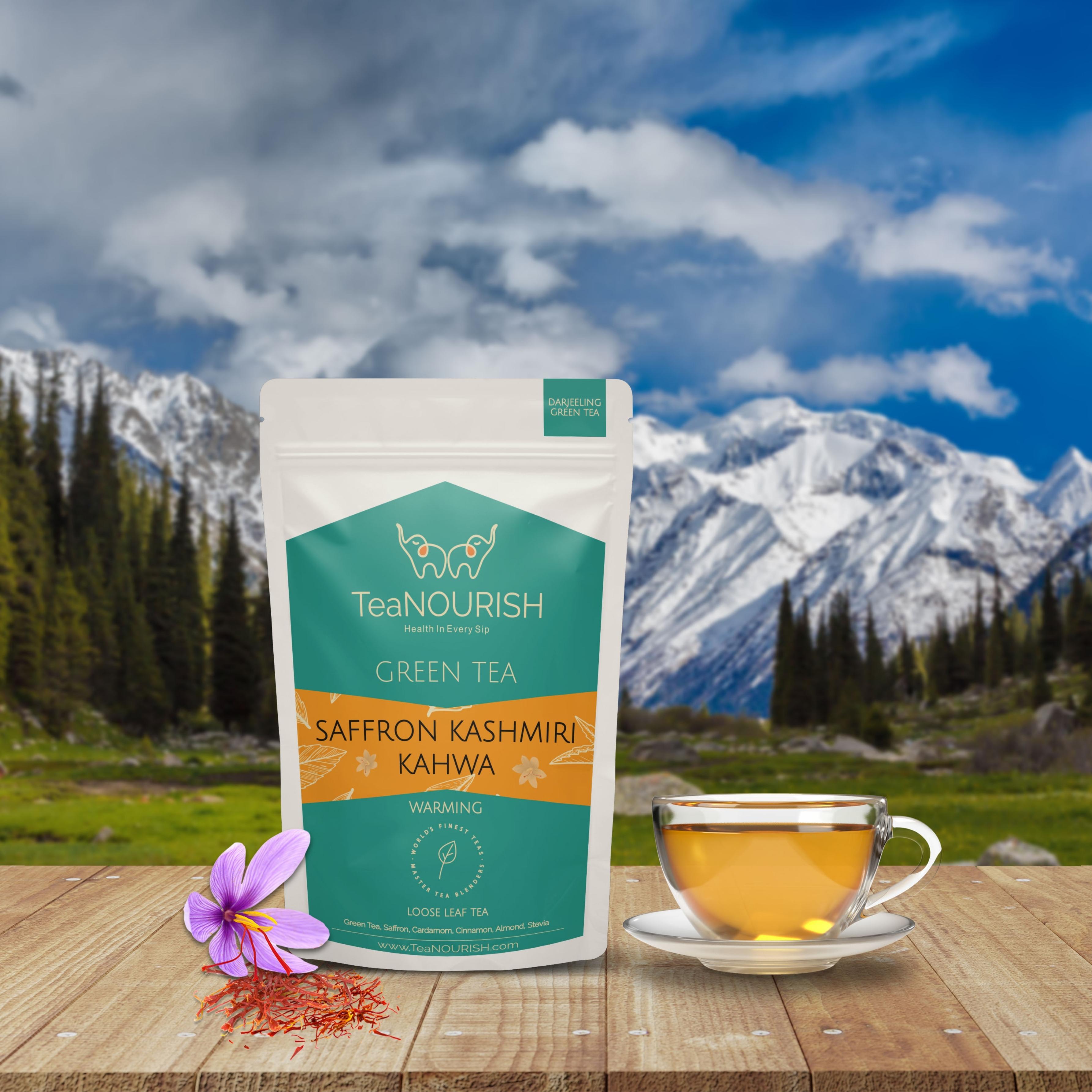 Saffron Kashmiri Kahwa Green Tea