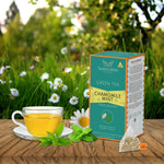 Load image into Gallery viewer, Chamomile Mint Green Tea - 20 Tea Bags
