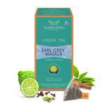 Load image into Gallery viewer, Earl Grey Masala Green Tea - 20 Tea Bags
