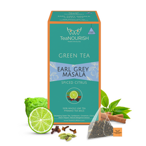 Earl Grey Masala Green Tea - 20 Tea Bags