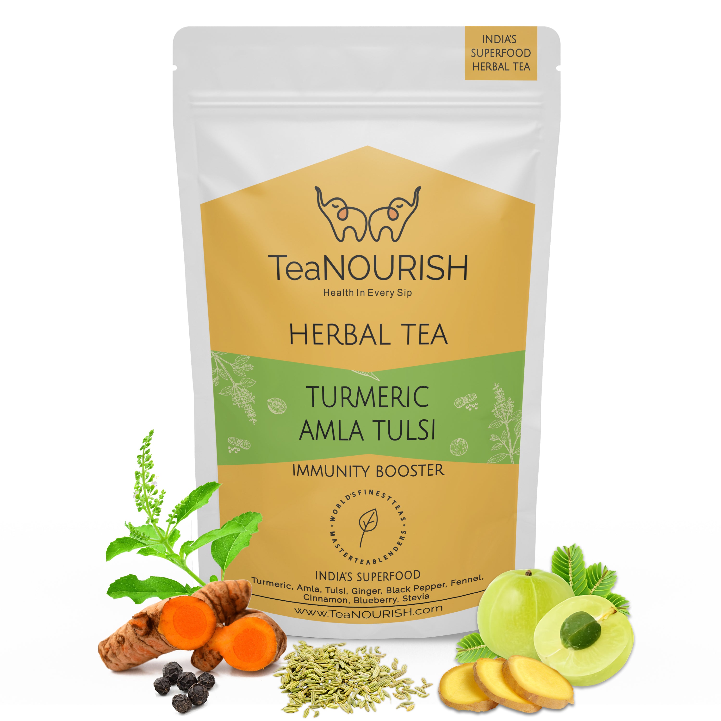 Turmeric Amla Tulsi Herbal Tea